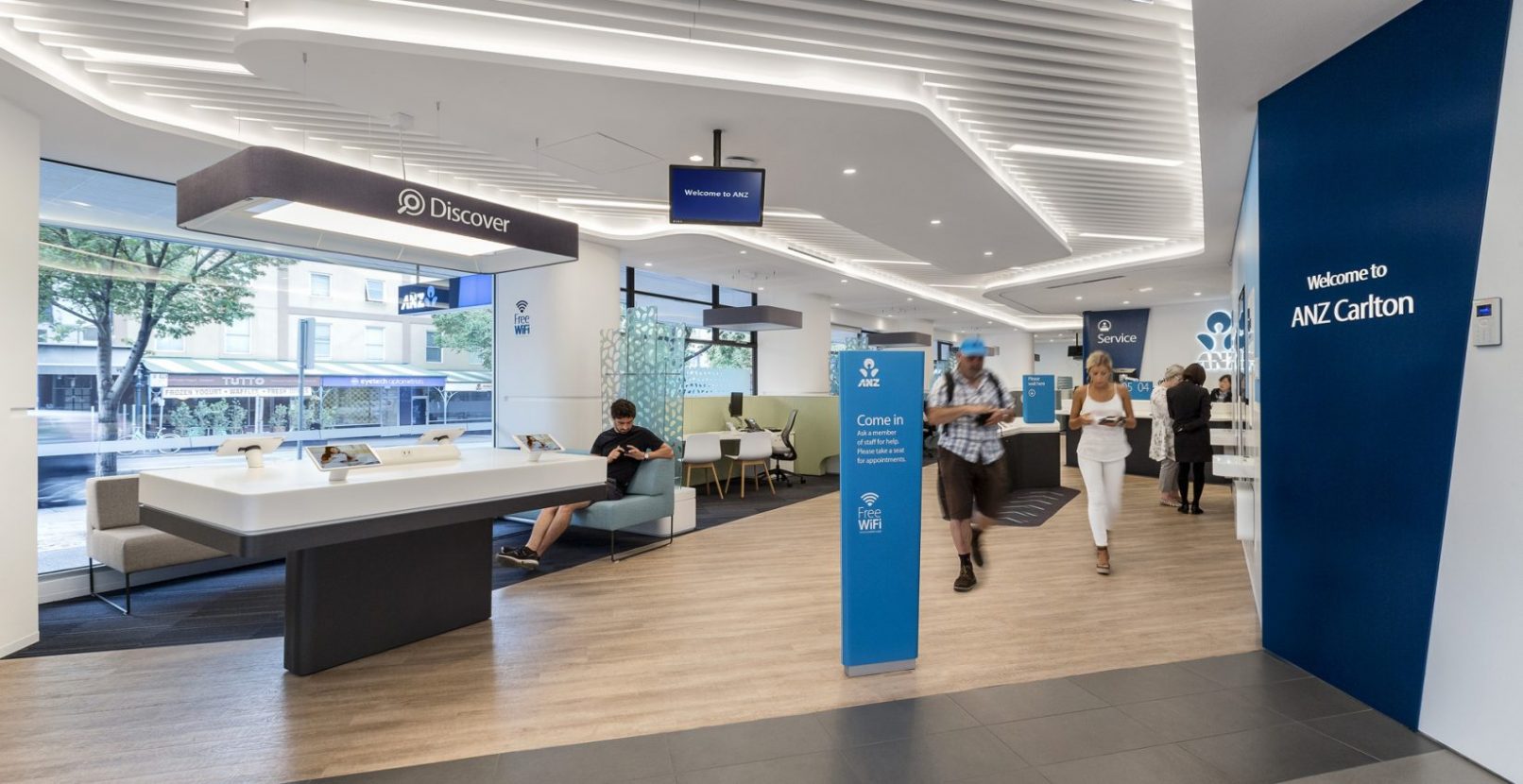 ANZ Digital Branches Blue Sky Design Group