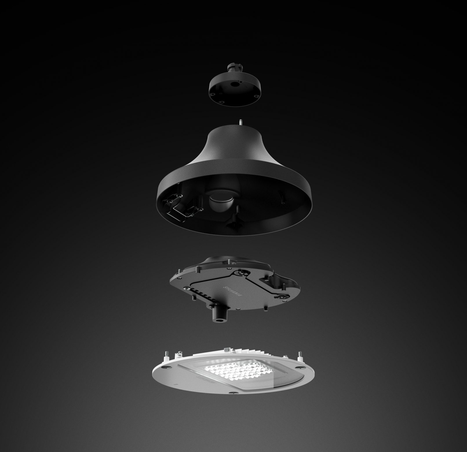 Seligo exploded lighting fixture